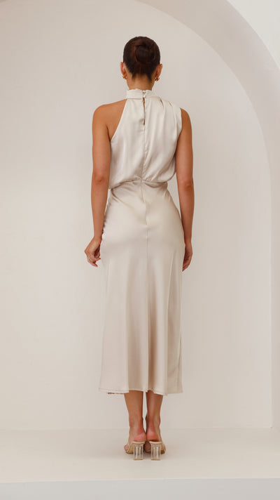 Load image into Gallery viewer, Esther Maxi Dress - Champagne - Billy J
