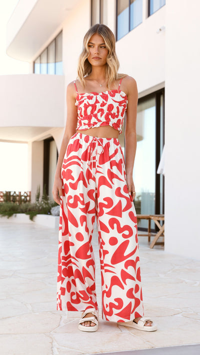 Load image into Gallery viewer, Gigi Pants - Florence Print - Billy J
