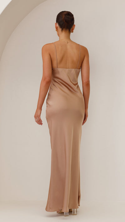 Load image into Gallery viewer, Ziah Maxi Dress - Latte - Billy J
