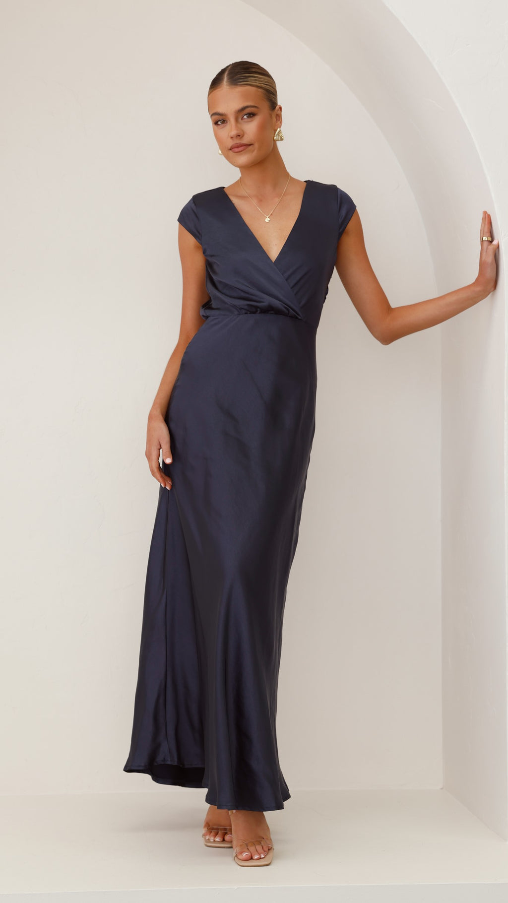 Selma Maxi Dress - Navy - Billy J