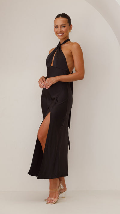 Load image into Gallery viewer, Amalia Maxi Dress - Black - Billy J
