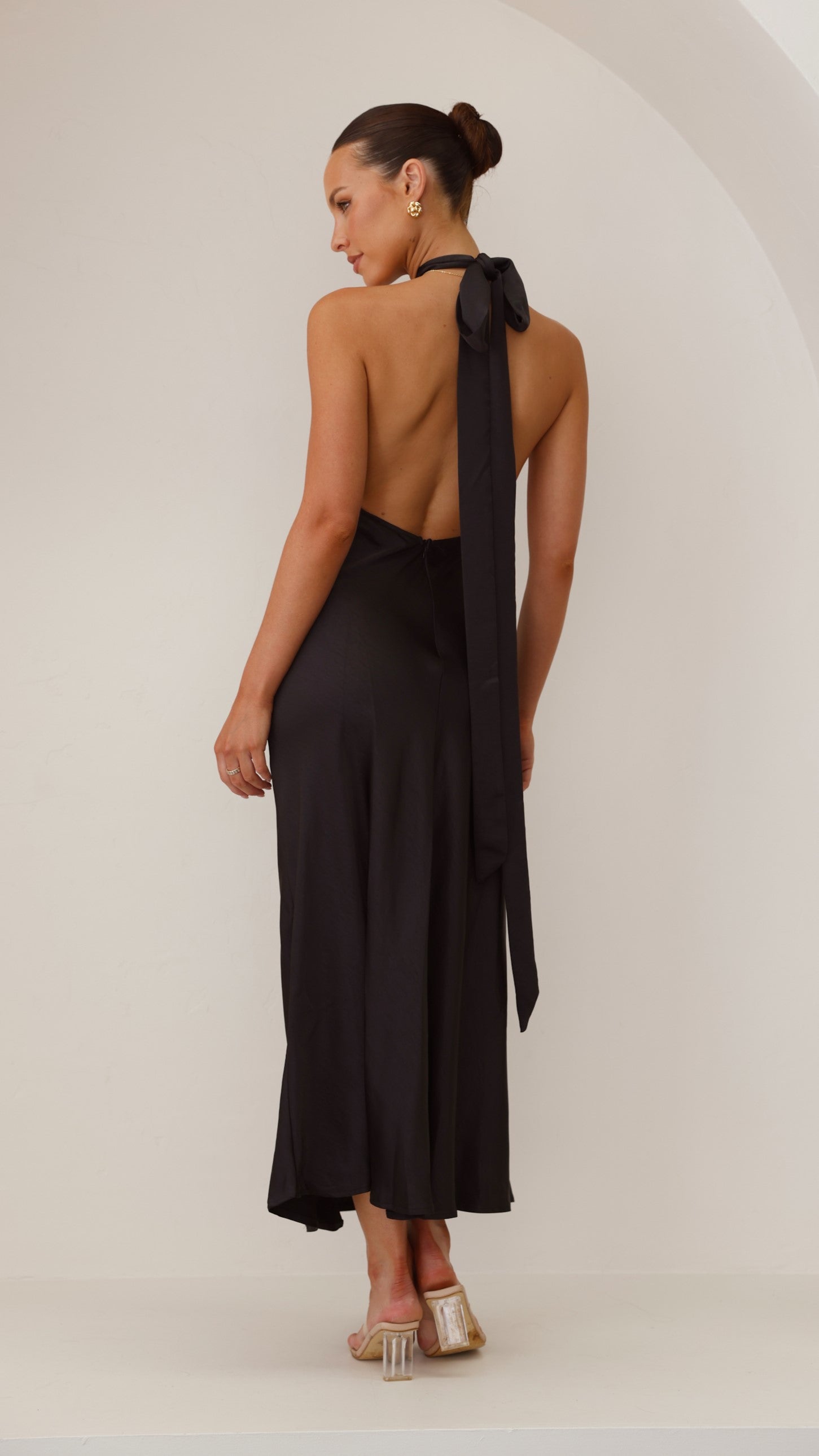 Amalia Maxi Dress - Black - Billy J