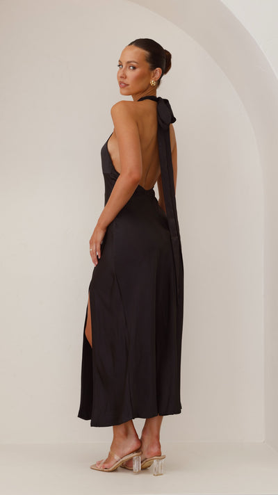 Load image into Gallery viewer, Amalia Maxi Dress - Black - Billy J
