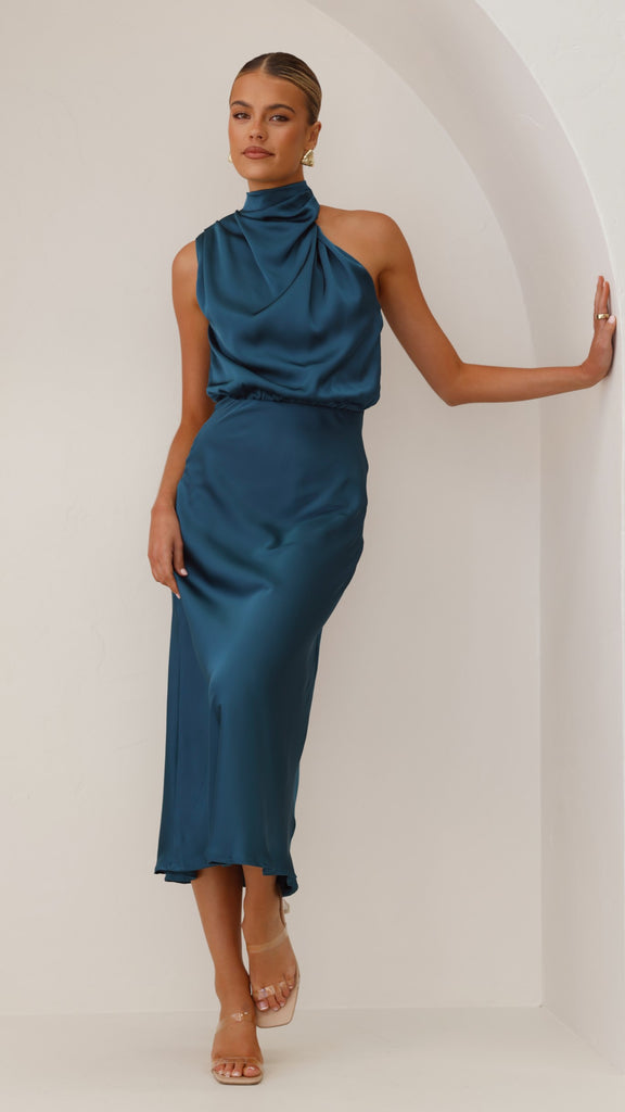 Esther Maxi Dress - Teal - Billy J