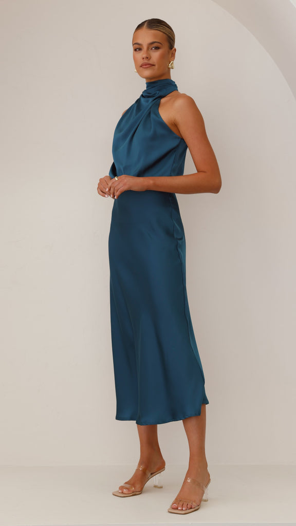 Esther Maxi Dress - Teal - Billy J