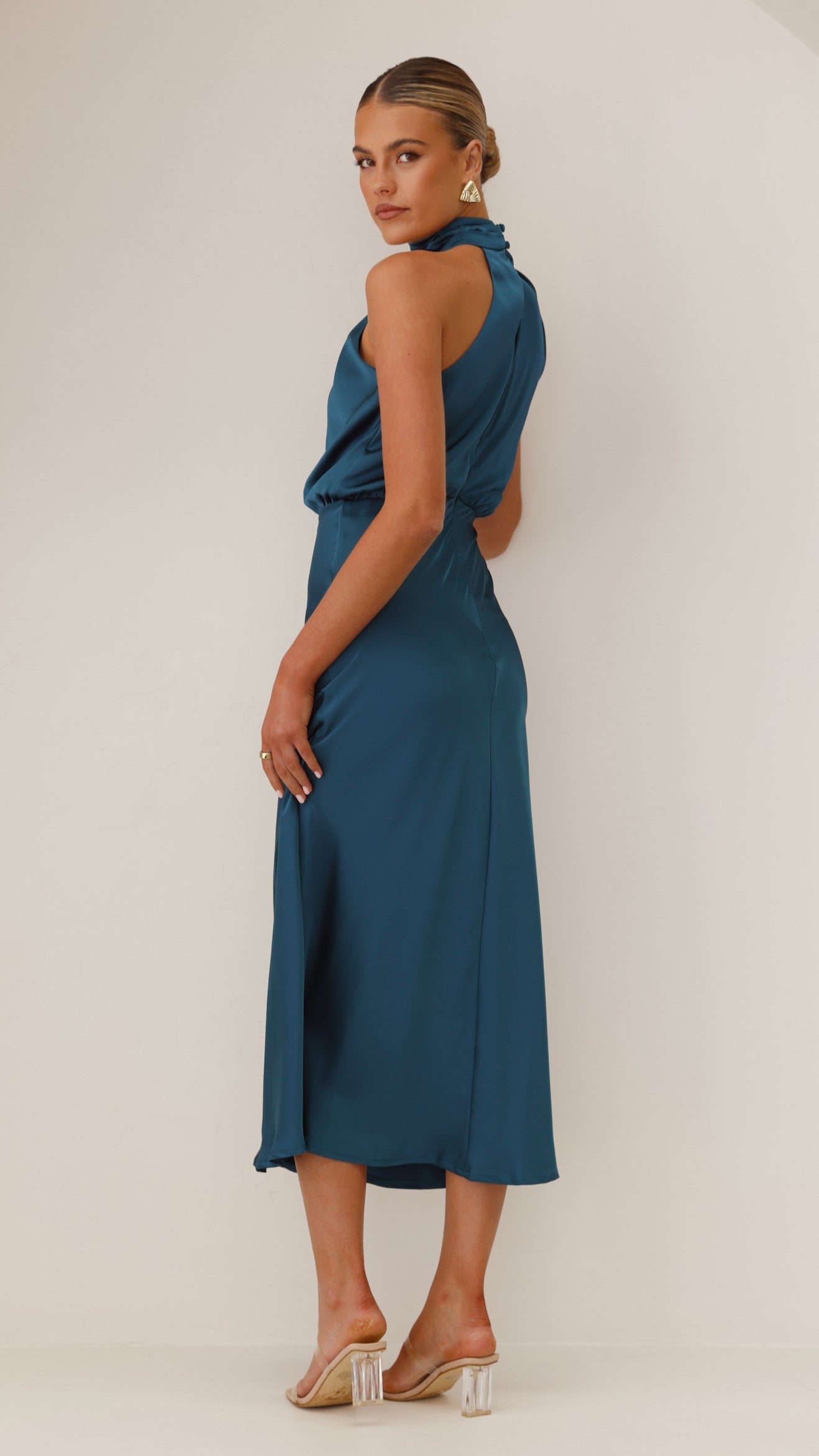 Esther Maxi Dress - Teal - Billy J