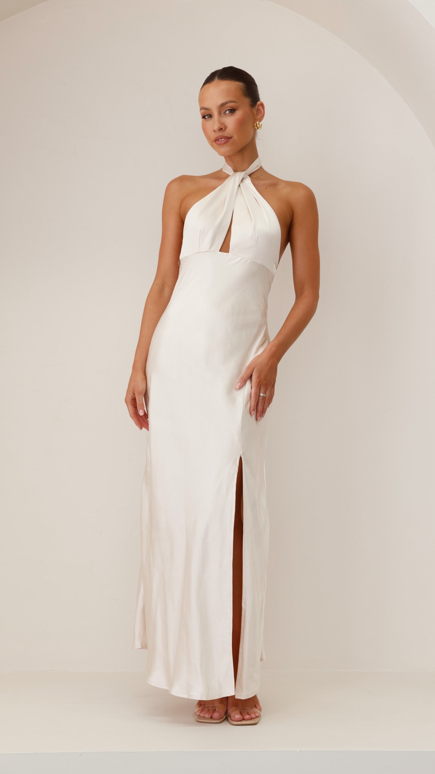 Amalia Maxi Dress - Champagne - Billy J