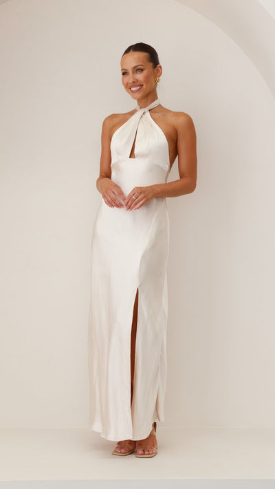 Load image into Gallery viewer, Amalia Maxi Dress - Champagne - Billy J
