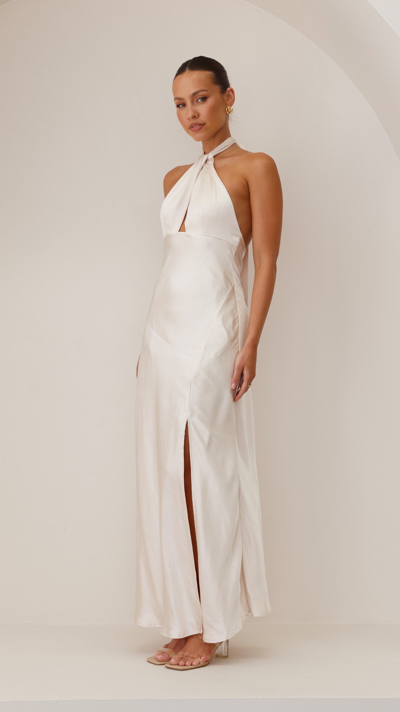 Amalia Maxi Dress - Champagne - Billy J