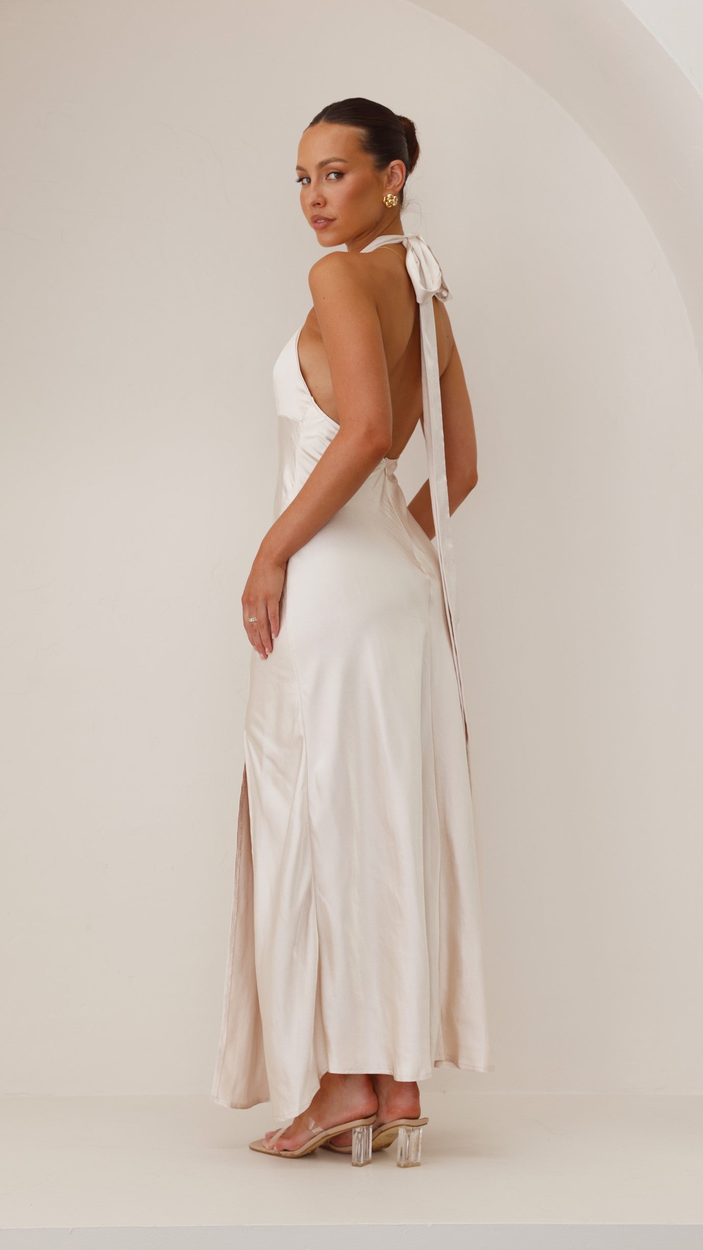 Amalia Maxi Dress - Champagne - Billy J