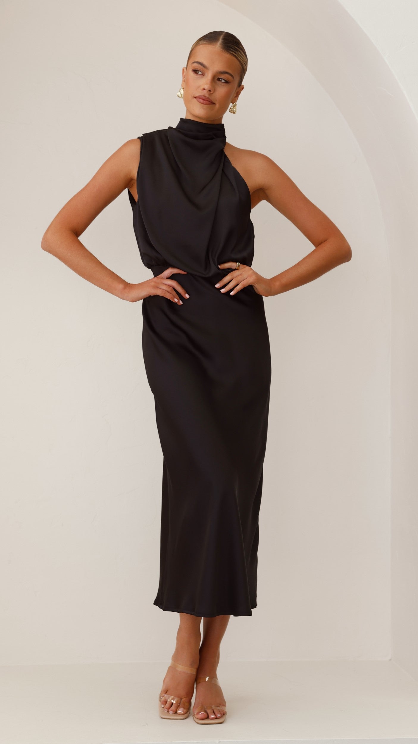 Esther Maxi Dress - Black - Billy J