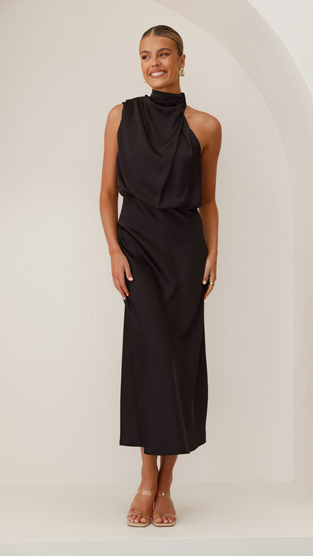 Esther Maxi Dress - Black - Billy J