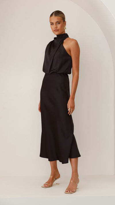 Load image into Gallery viewer, Esther Maxi Dress - Black - Billy J
