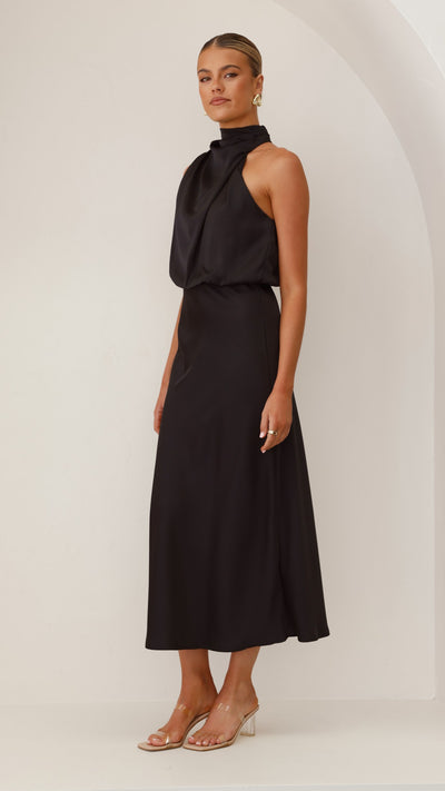 Load image into Gallery viewer, Esther Maxi Dress - Black - Billy J
