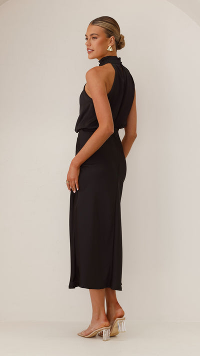 Load image into Gallery viewer, Esther Maxi Dress - Black - Billy J
