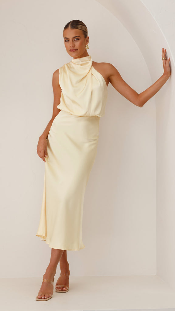 Esther Maxi Dress - Yellow - Billy J