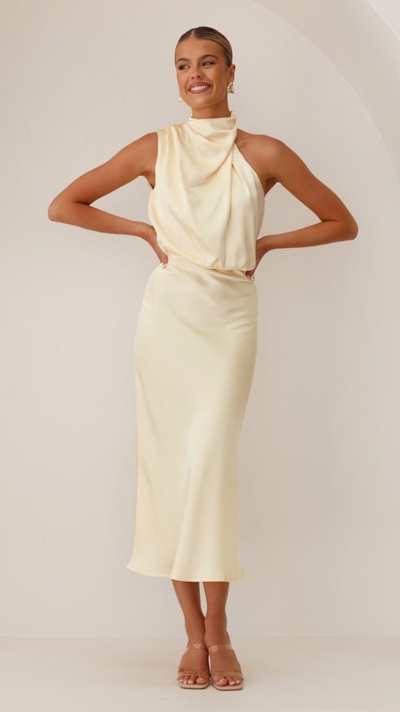 Esther Maxi Dress - Yellow - Billy J