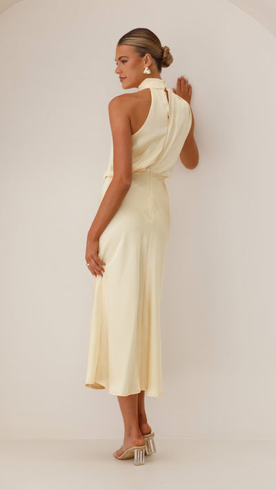 Load image into Gallery viewer, Esther Maxi Dress - Yellow - Billy J
