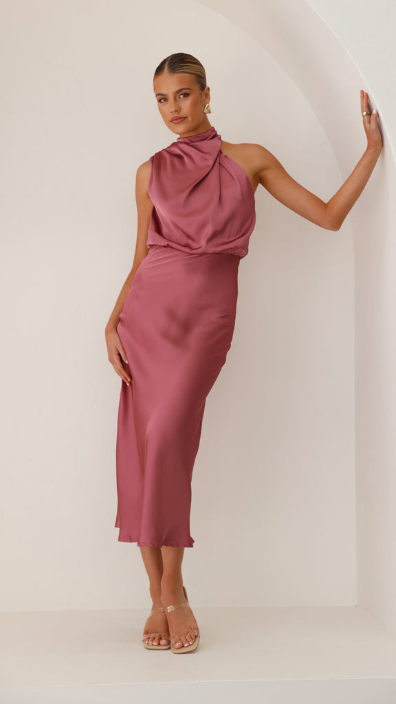 Esther Maxi Dress - Plum - Billy J