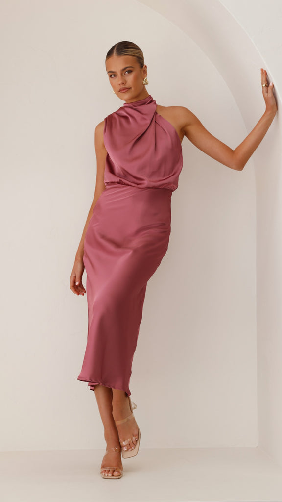 Esther Maxi Dress - Plum - Billy J