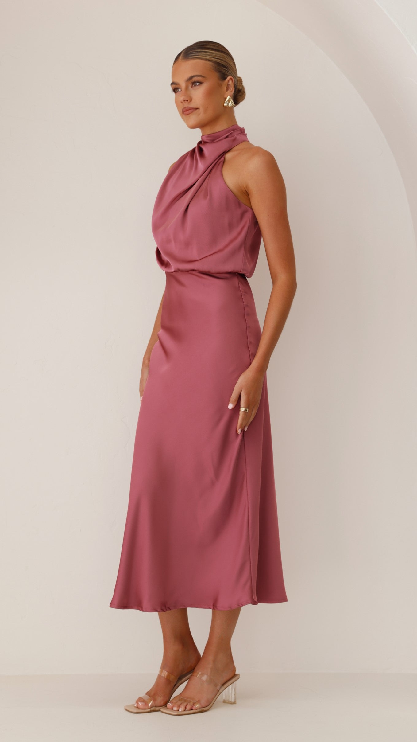 Esther Maxi Dress - Plum - Billy J