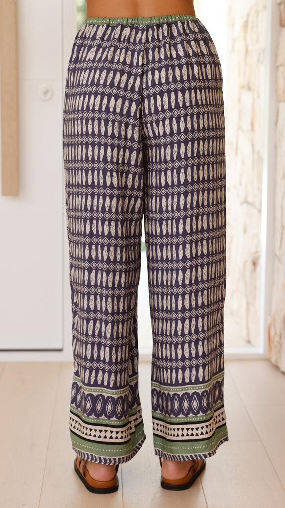 Cici Pants - Lorena Print - Billy J