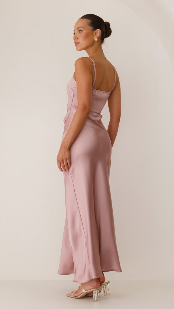 Ilana Maxi Dress - Dusty Pink - Billy J