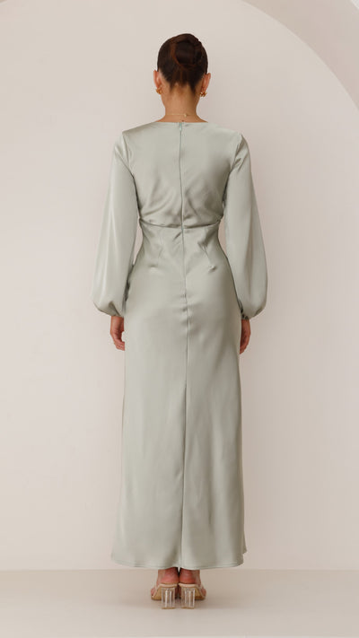 Load image into Gallery viewer, Brigitte Maxi Dress - Olive - Billy J
