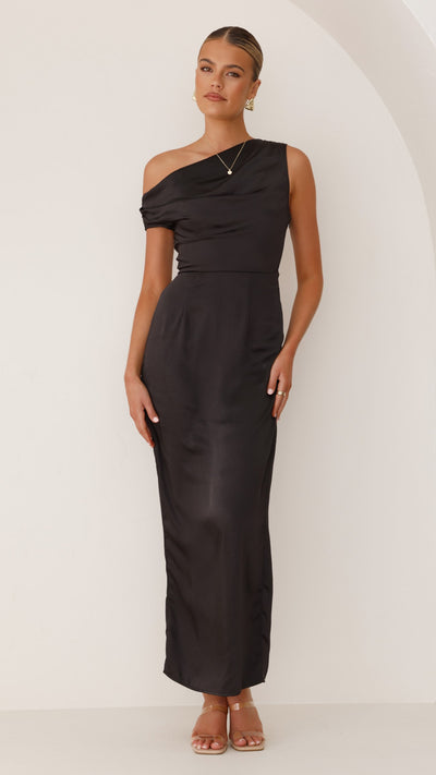 Load image into Gallery viewer, Harlowe Maxi Dress - Black - Billy J
