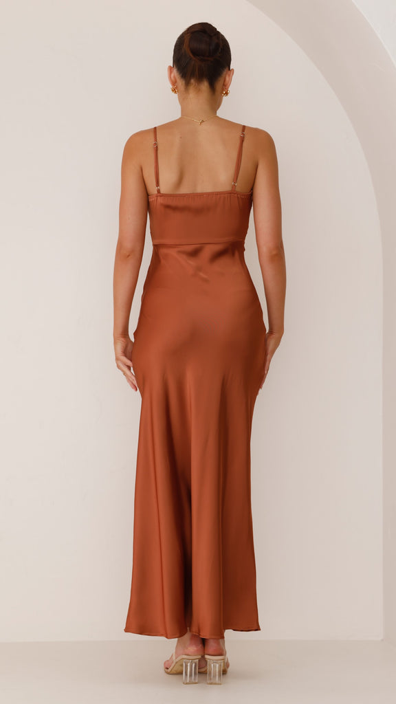 Ilana Maxi Dress - Copper - Billy J