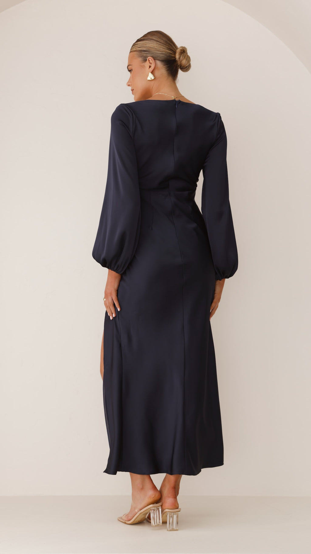 Brigitte Maxi Dress - Navy - Billy J