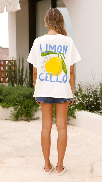 Load image into Gallery viewer, Limoncello Tee - White - Billy J
