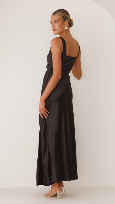 Load image into Gallery viewer, Alaria Maxi Dress - Black - Billy J
