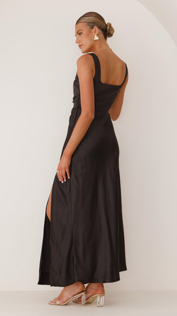 Alaria Maxi Dress - Black - Billy J