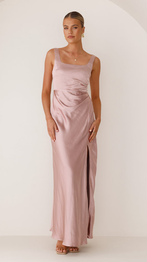 Alaria Maxi Dress - Dusty Pink - Billy J