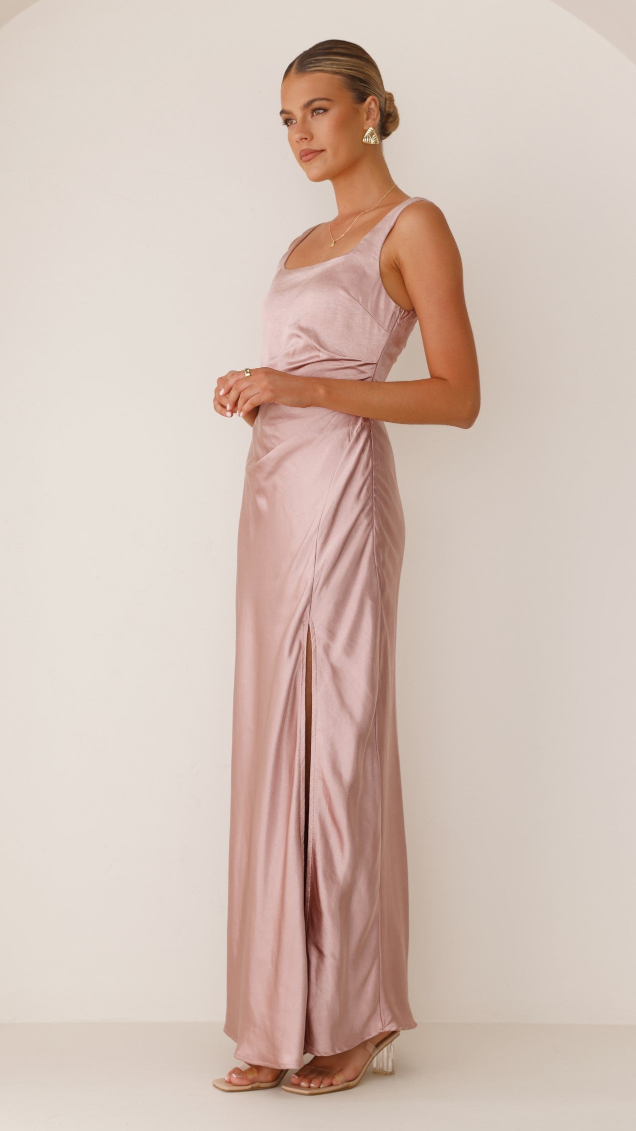 Alaria Maxi Dress - Dusty Pink - Billy J