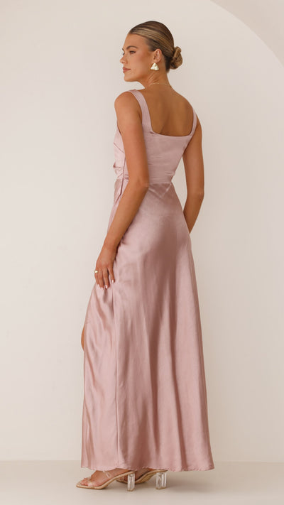 Load image into Gallery viewer, Alaria Maxi Dress - Dusty Pink - Billy J
