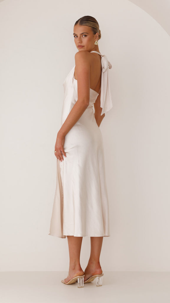 Sian Maxi Dress - Champagne - Billy J