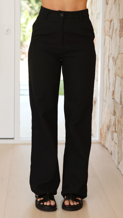 Load image into Gallery viewer, Ruia Pants - Black - Billy J
