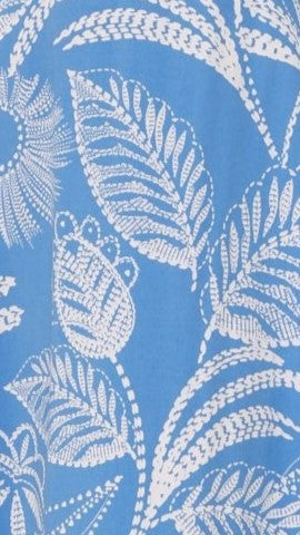 Aloha Maxi Dress - Blue Leaf - Billy J