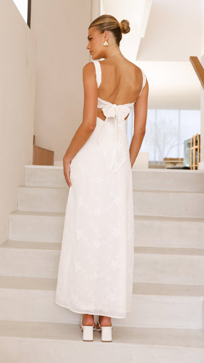 Load image into Gallery viewer, Gianna Maxi Dress - White Lace - Billy J
