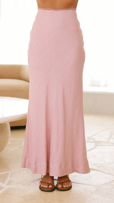 Load image into Gallery viewer, Nila Maxi Skirt - Blush - Billy J
