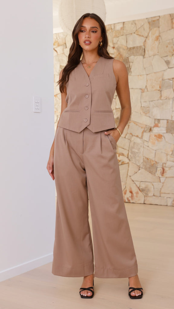 Leya Pants - Mocha - Billy J