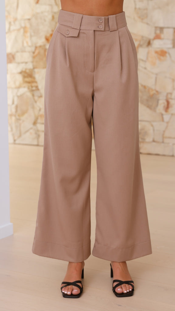 Leya Pants - Mocha - Billy J