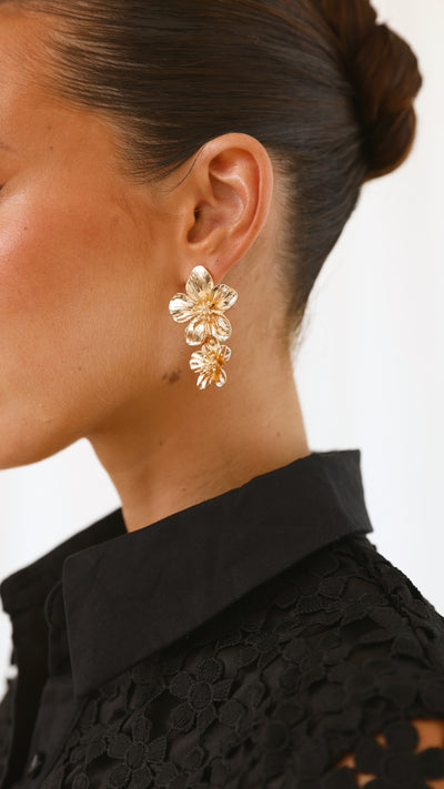 Load image into Gallery viewer, Vista Earrings - Gold - Billy J
