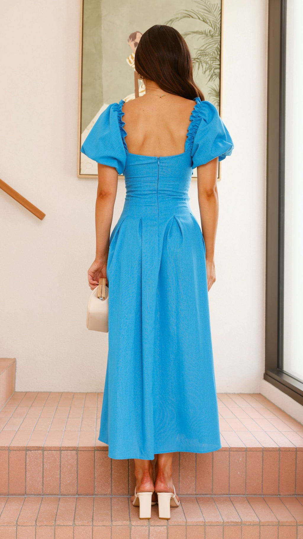 Christina Maxi Dress - Blue - Billy J