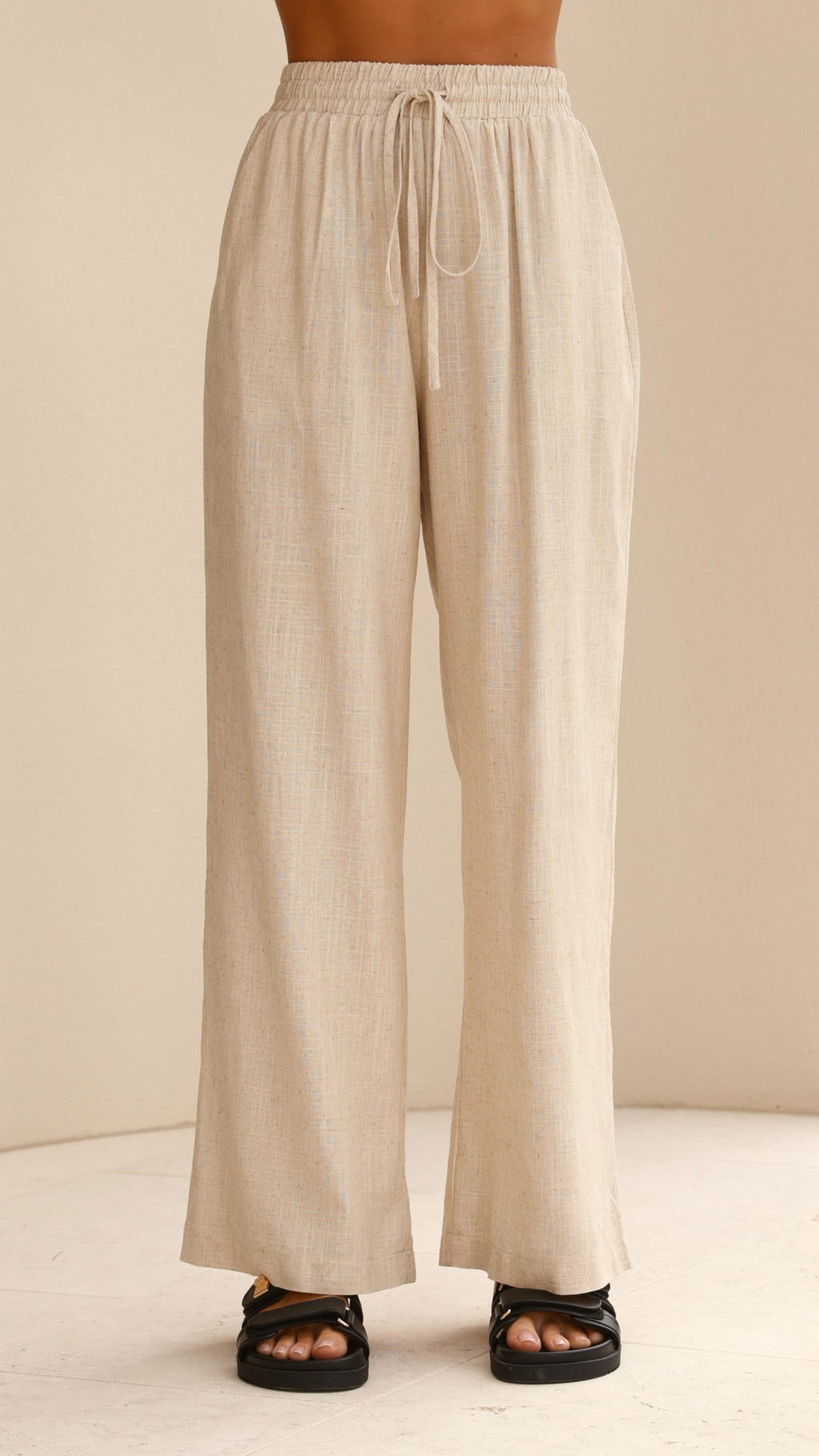 Adelais Pants - Beige - Billy J