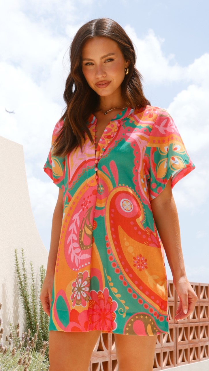 Farica Mini Dress - Playa Del Ray - Billy J