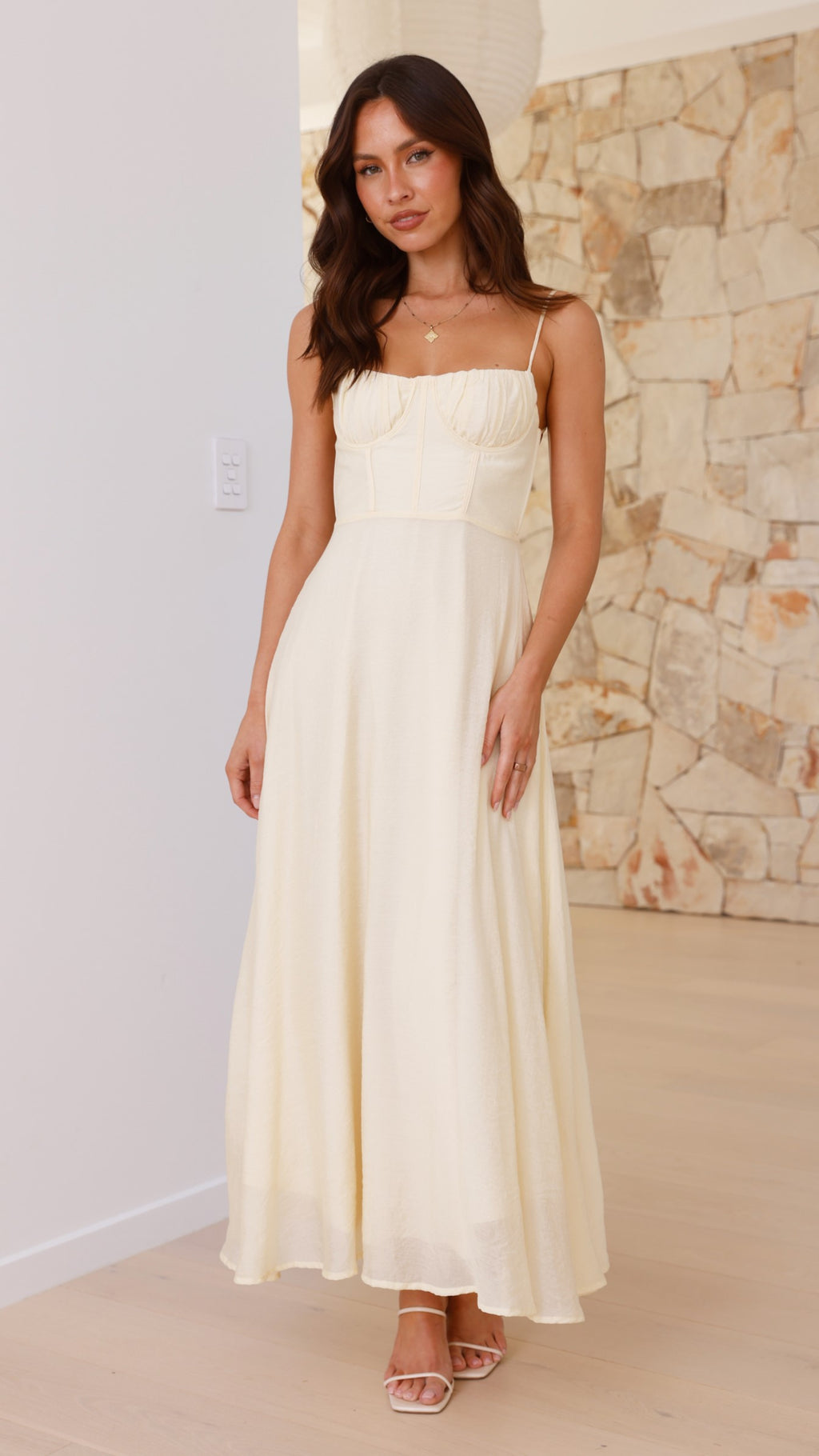 Rahima Maxi Dress - Yellow - Billy J