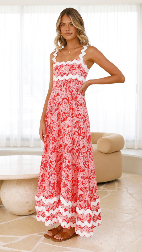 Eaton Maxi Dress - Paisley Print - Billy J